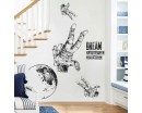 Astronauts Wall Stickers for Kids Room